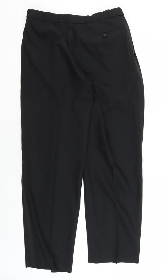Marks & Spencer Men's Black Medium Dress Pants