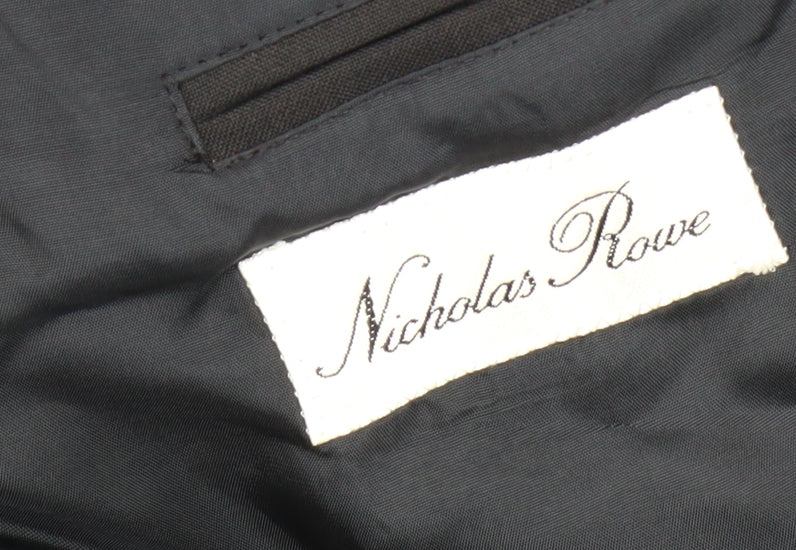 Mens UK Size 42 Nicholas Rowe Regular Black Suit Tuxedo