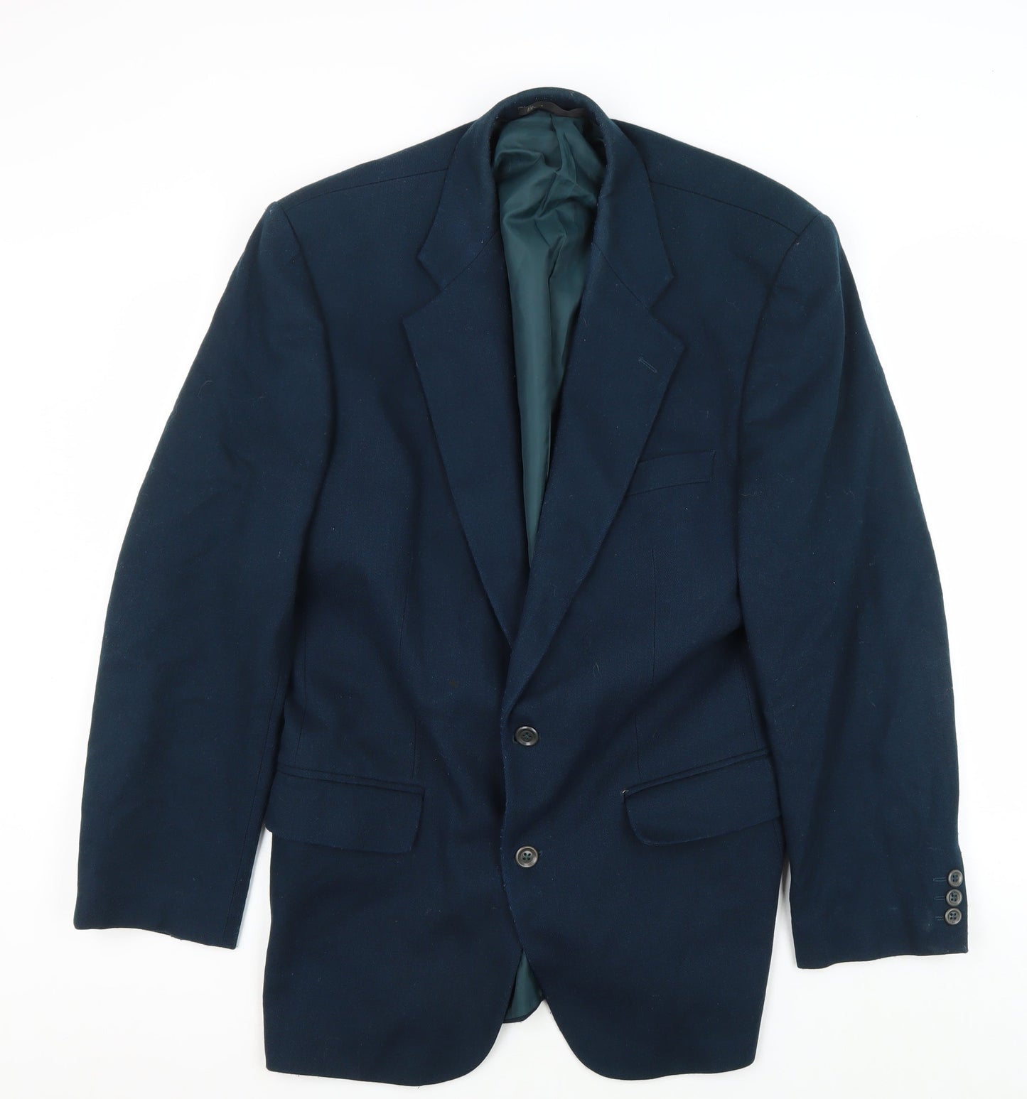 Mens UK Size 40 BHS Regular Blue Suit Jacket