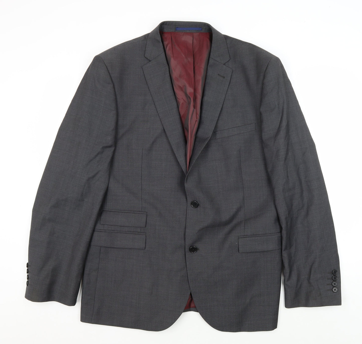 Mens UK Size 44 NEXT Regular Grey Suit Jacket