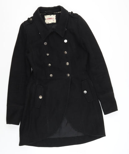 O'Neill Women's Black Wool Blend Coat S