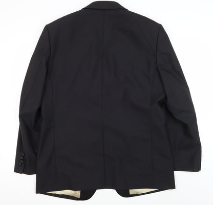 Mens UK Size 42 Marks and Spencer Regular Black Suit Jacket