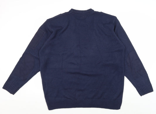 Workwear Men's Blue XL Pullover Jumper