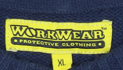 Workwear Men's Blue XL Pullover Jumper