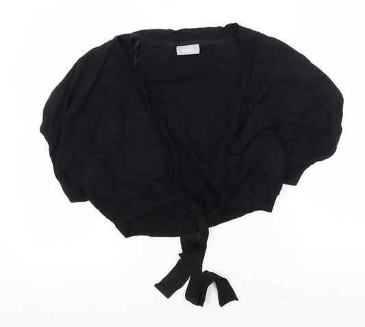 Womens UK Size M Wallis Black Shrug Jumper