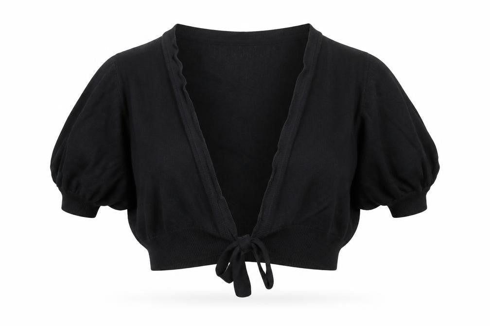 Womens UK Size M Wallis Black Shrug Jumper