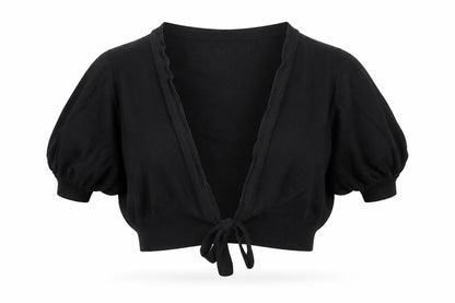 Womens UK Size M Wallis Black Shrug Jumper