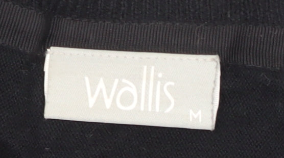 Womens UK Size M Wallis Black Shrug Jumper