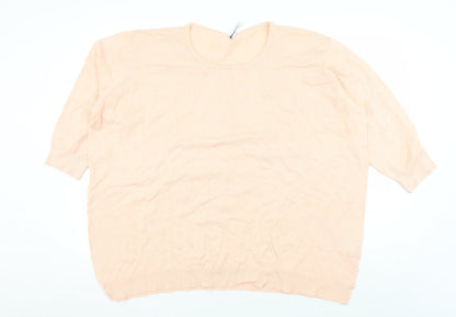 Womens UK Size 28/30 Capsule Beige Pullover Jumper