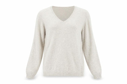 Womens UK Size M Mango Beige Pullover Jumper