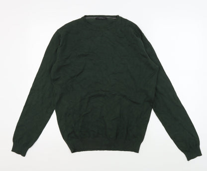 Sonny Bono Green Crew Neck Pullover Jumper L Men