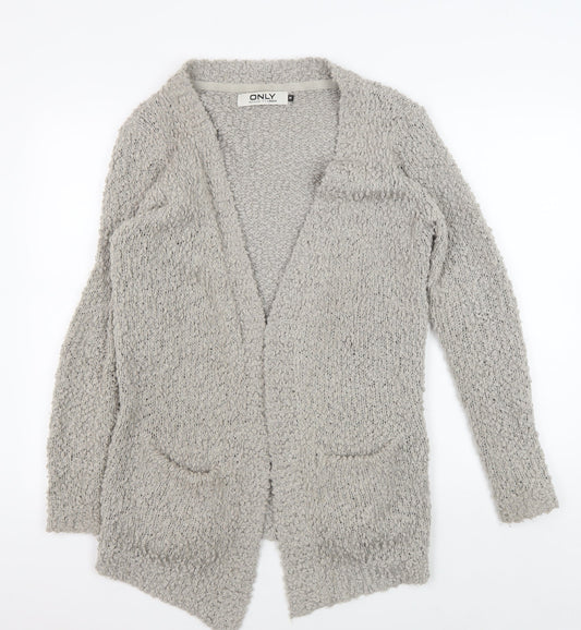 Womens UK Size M Only Grey Cardigan Jumper