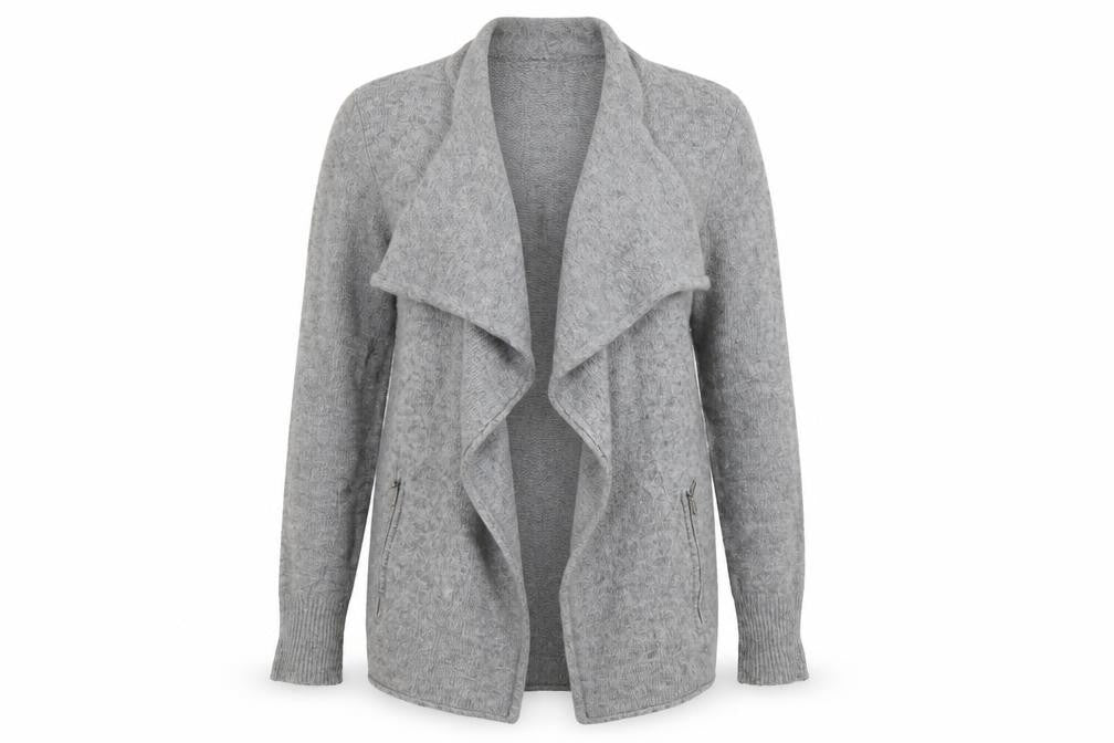 Womens UK Size 10 White Stuff Grey Cardigan Jumper