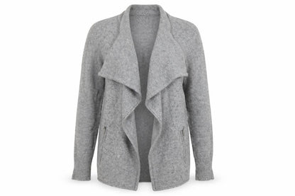 Womens UK Size 10 White Stuff Grey Cardigan Jumper