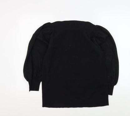 Womens UK Size L Monsoon Black Pullover Jumper