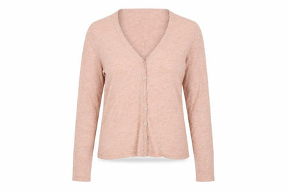 Womens UK Size S VERO MODA Pink Cardigan Jumper