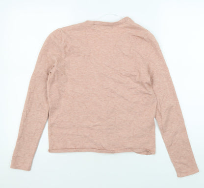 Womens UK Size S VERO MODA Pink Cardigan Jumper