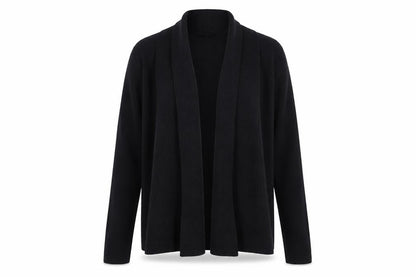 Womens UK Size S Lands' End Black Cardigan Jumper