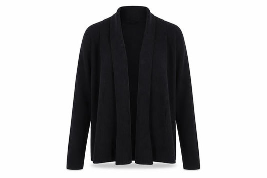 Womens UK Size S Lands' End Black Cardigan Jumper