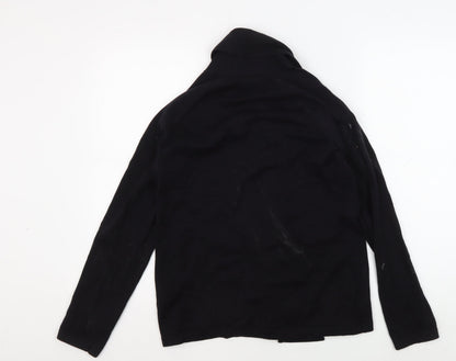 Womens UK Size S Lands' End Black Cardigan Jumper