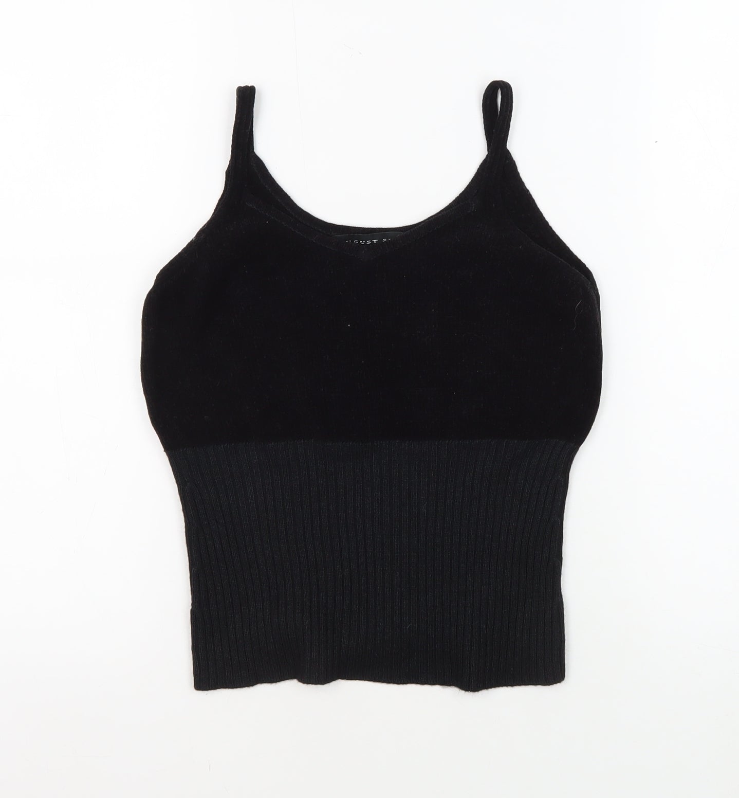 August Silk Women's Black Camisole Tank Top Size 2