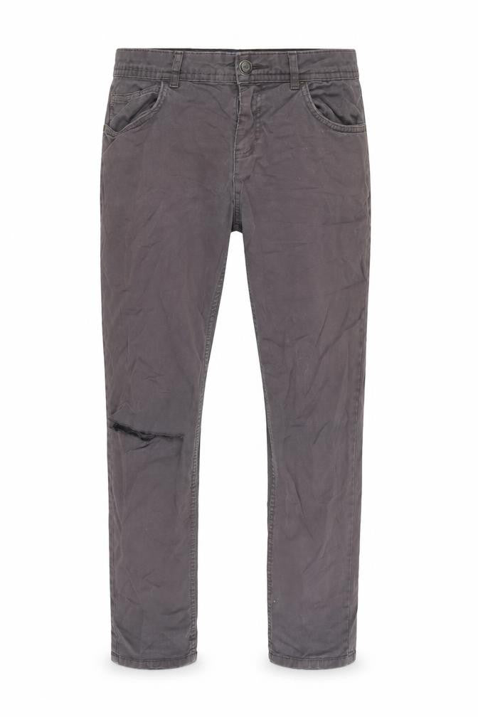 Mens UK Size M Zara Man Regular Fit Chino Grey Trousers