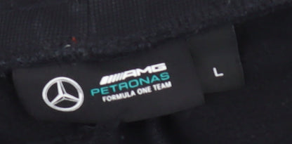 Mercedes AMG Petronas Men's Black Jogger Trousers - L