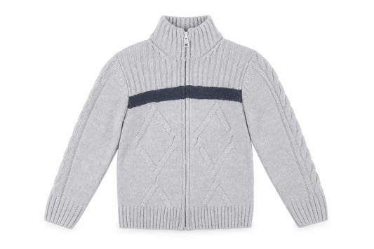 Original Marines Boys Grey Full Zip Jumper Size 4 Years