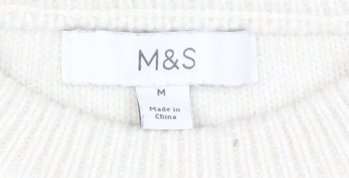 Womens UK Size M Marks and Spencer Multicoloured Pullover Jumper