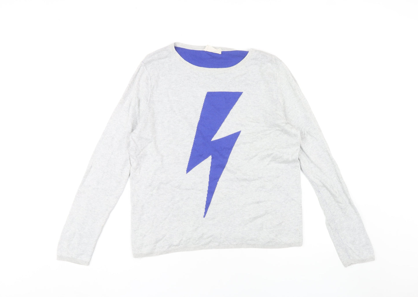 Hush Women's Grey S Pullover Knit Jumper