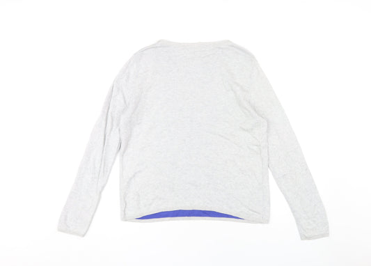 Hush Women's Grey S Pullover Knit Jumper