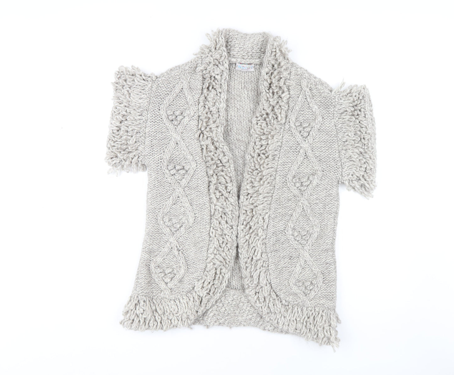 Womens UK Size M Marks and Spencer Beige Cardigan Jumper