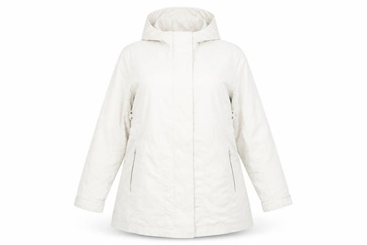 Gray & Osbourn Beige Hooded Women's Parka Size 16