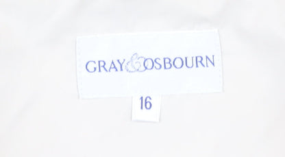Gray & Osbourn Beige Hooded Women's Parka Size 16