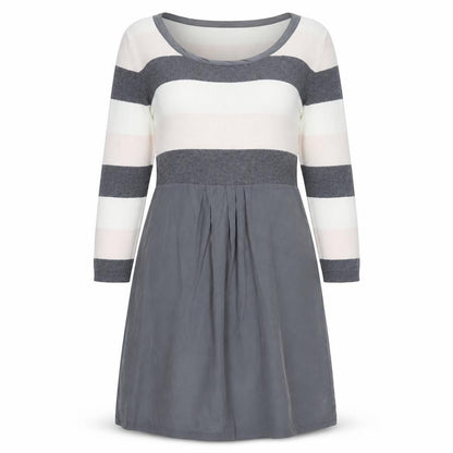 Phase Eight Grey Striped Women's Dress Size 14