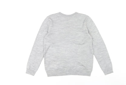 Disney Women's Grey Minnie Mouse Jumper Pullover Size 12