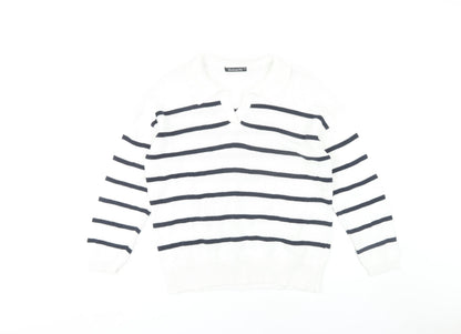 Womens UK Size 14 Bonmarché White Pullover Jumper