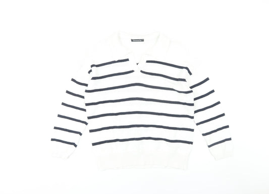 Womens UK Size 14 Bonmarché White Pullover Jumper