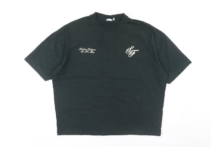Mens UK Size L ASOS Black  T-Shirt