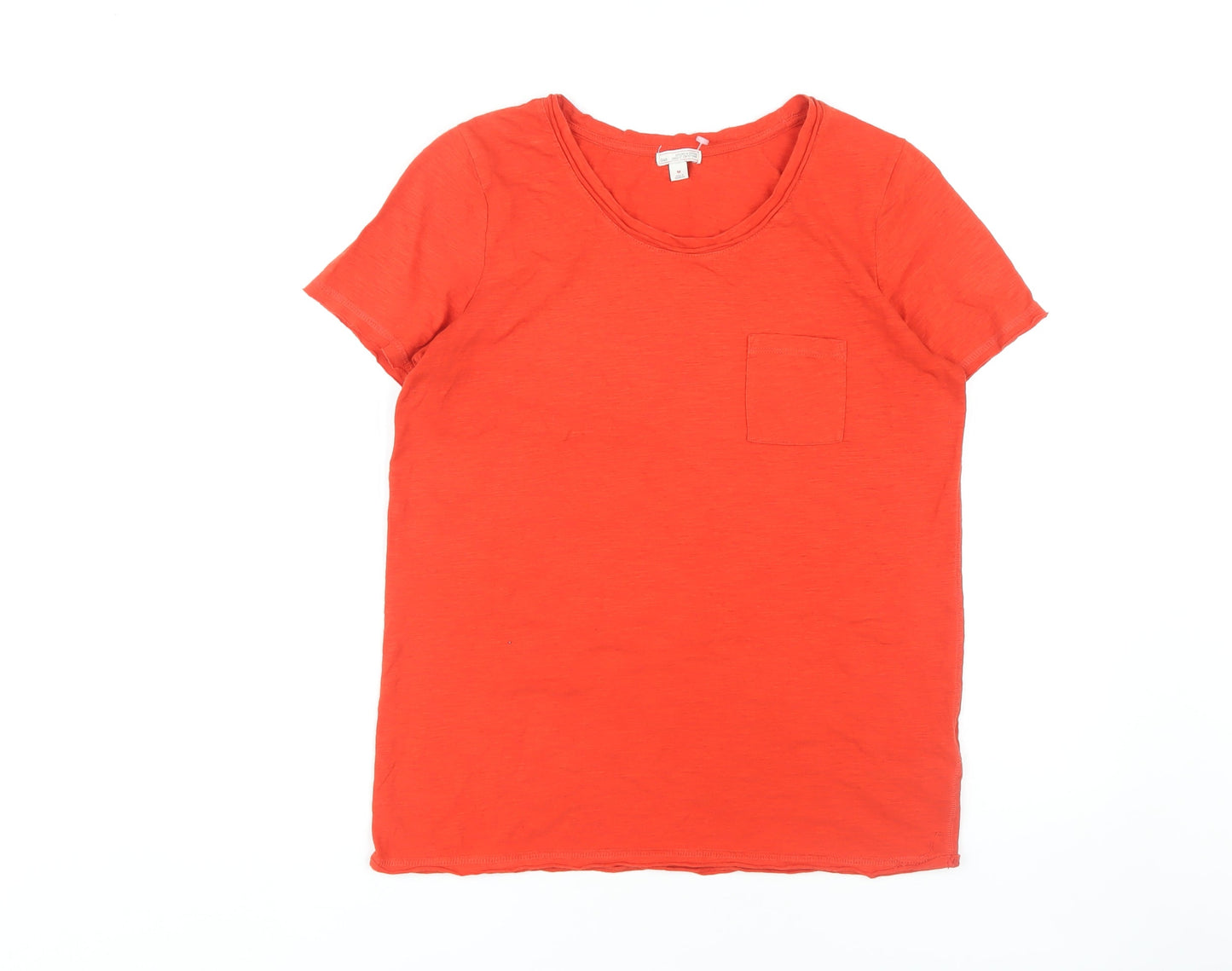 Gap Women's Red Scoop Neck T-Shirt - Size M