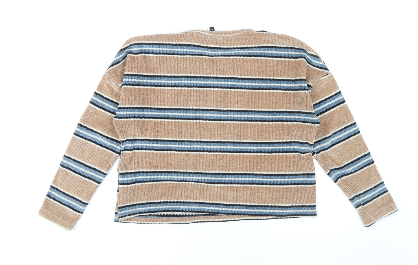 Denim Jeans & Casuals Women's Beige, Blue Pullover Jumper L