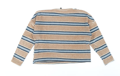 Denim Jeans & Casuals Women's Beige, Blue Pullover Jumper L
