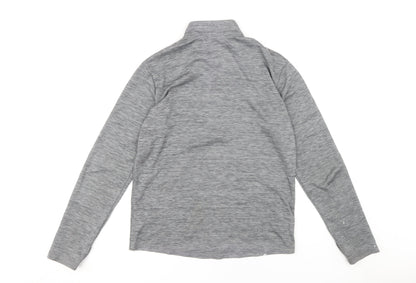 Nike Men's Grey Long Sleeve Running Pullover