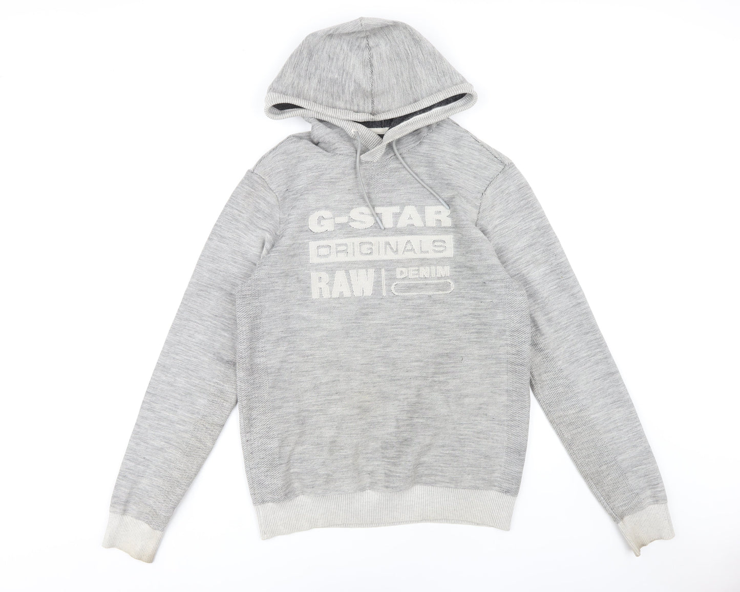 Mens UK Size S G-Star RAW Grey Pullover Hoodie