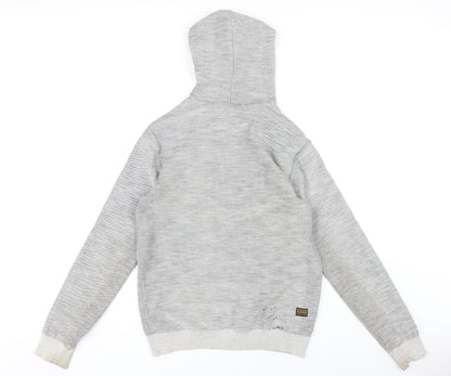 Mens UK Size S G-Star RAW Grey Pullover Hoodie