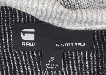Mens UK Size S G-Star RAW Grey Pullover Hoodie