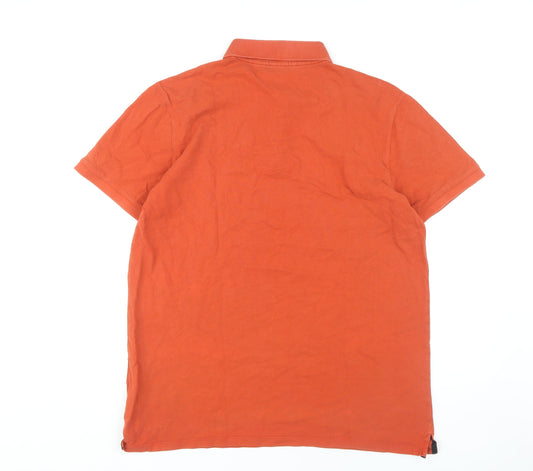 Hugo Boss Mens Orange Polo Shirt XXL Short Sleeve Cotton
