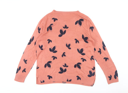 Marks & Spencer Women’s Pink 16 Floral Jumper
