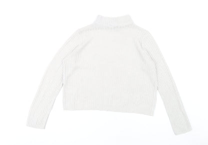 Womens UK Size S H&M Ivory Pullover Jumper