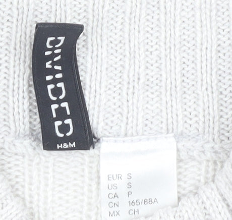 Womens UK Size S H&M Ivory Pullover Jumper
